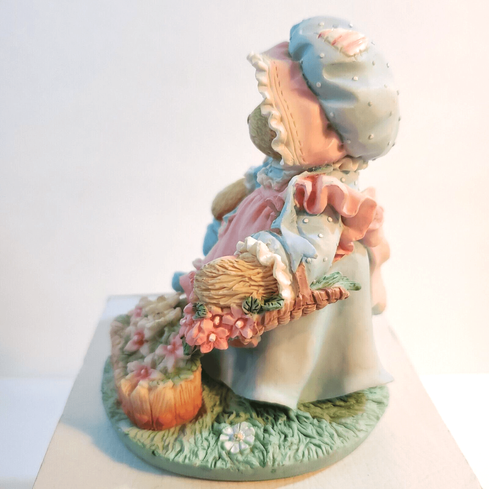 Vintage 1993 Cherished Teddies Mary Mary Quite Contrary Figure Friendship Blooms - Thumbnail 5