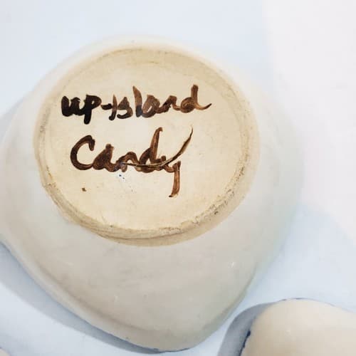 Lot of 3 Vintage UP-Island Pottery Candy Shweder Condiment Bowl Open Salt Dips - Thumbnail 8