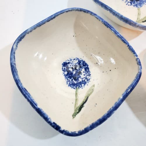 Lot of 3 Vintage UP-Island Pottery Candy Shweder Condiment Bowl Open Salt Dips - Thumbnail 3