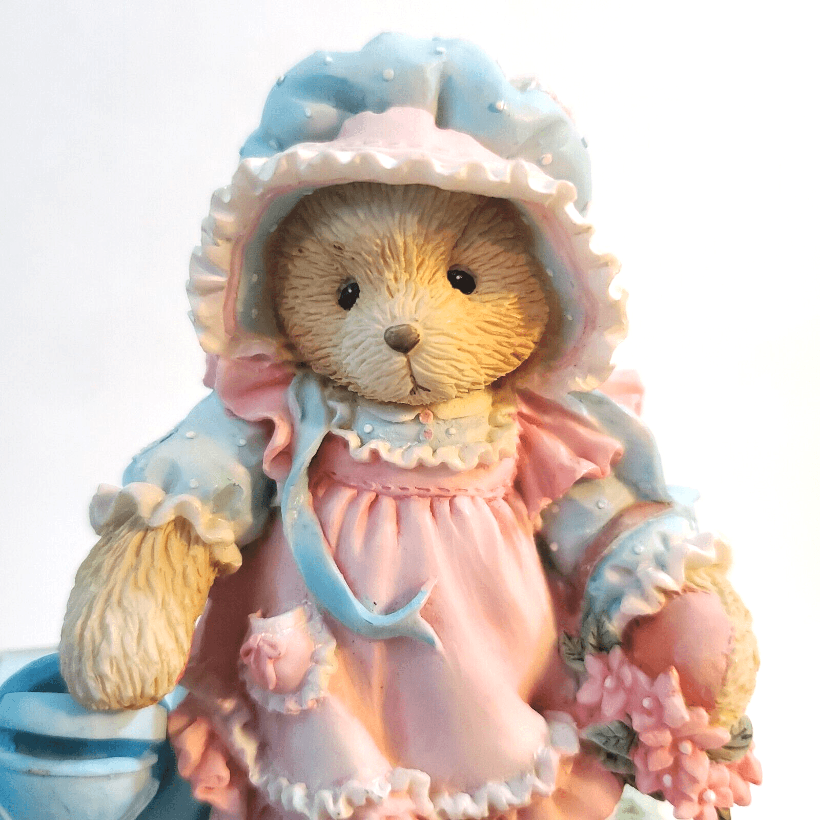 Vintage 1993 Cherished Teddies Mary Mary Quite Contrary Figure Friendship Blooms - Thumbnail 2