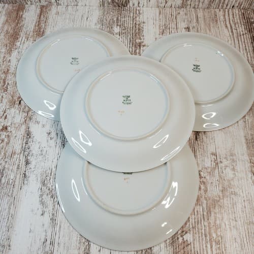Vintage KPM Germany Royal Krister Salad Bread Plates Floral Pattern Set of 4 - Thumbnail 5