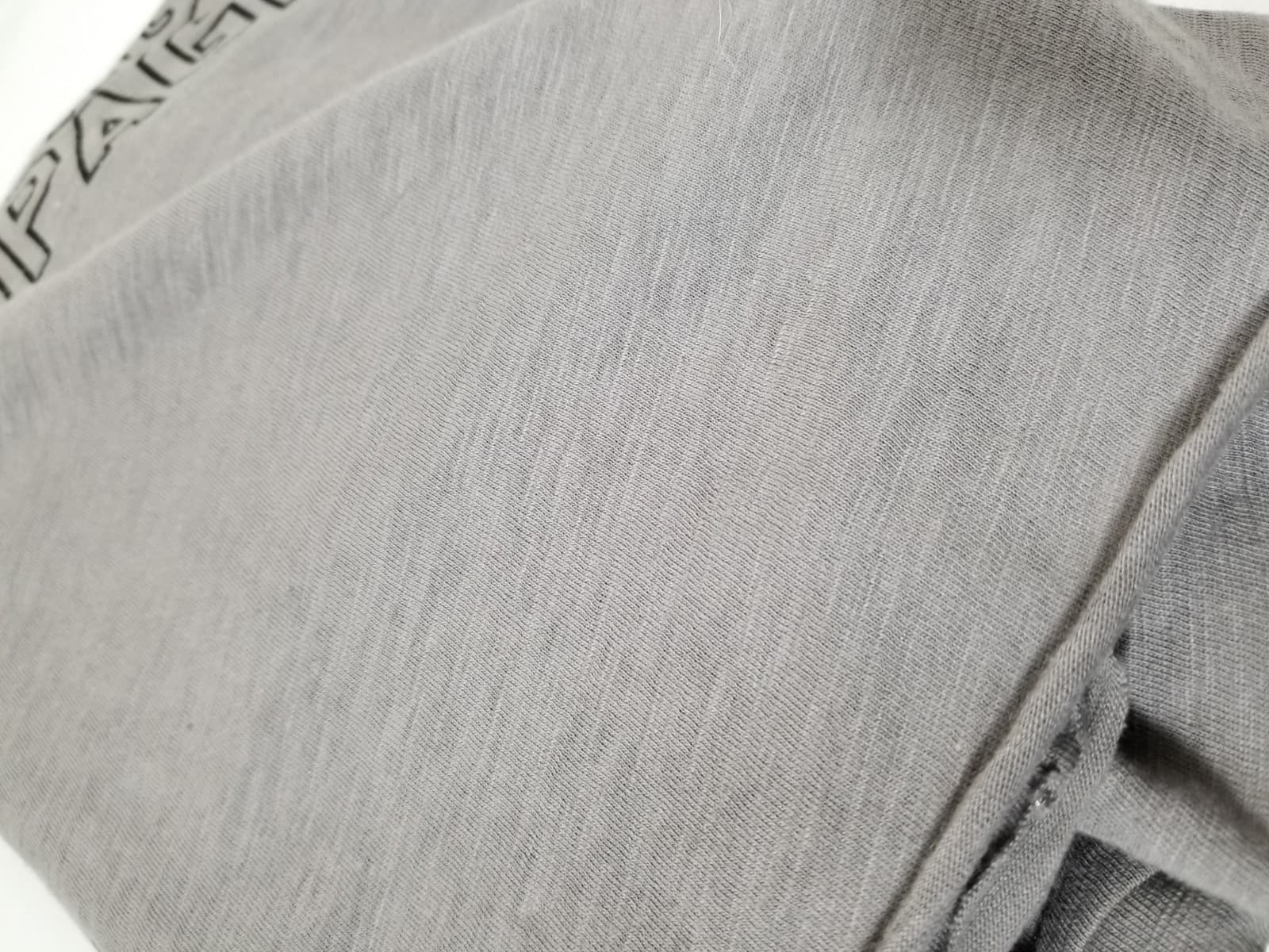 Fifth Sun Size L Graphic Tee champagne Grey New with Tags raw rolled bottom hem - Thumbnail 4