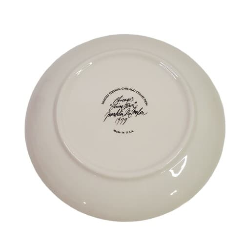 Chicago Chinatown Plate Franklin McMahon Painting Limited Edition Collectible 8" - Thumbnail 2