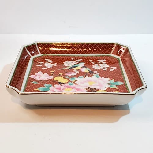 Vintage 1982 Porcelaine de Orient by Arnart Japan Candy Nut Trinket Dish Plate - Thumbnail 3