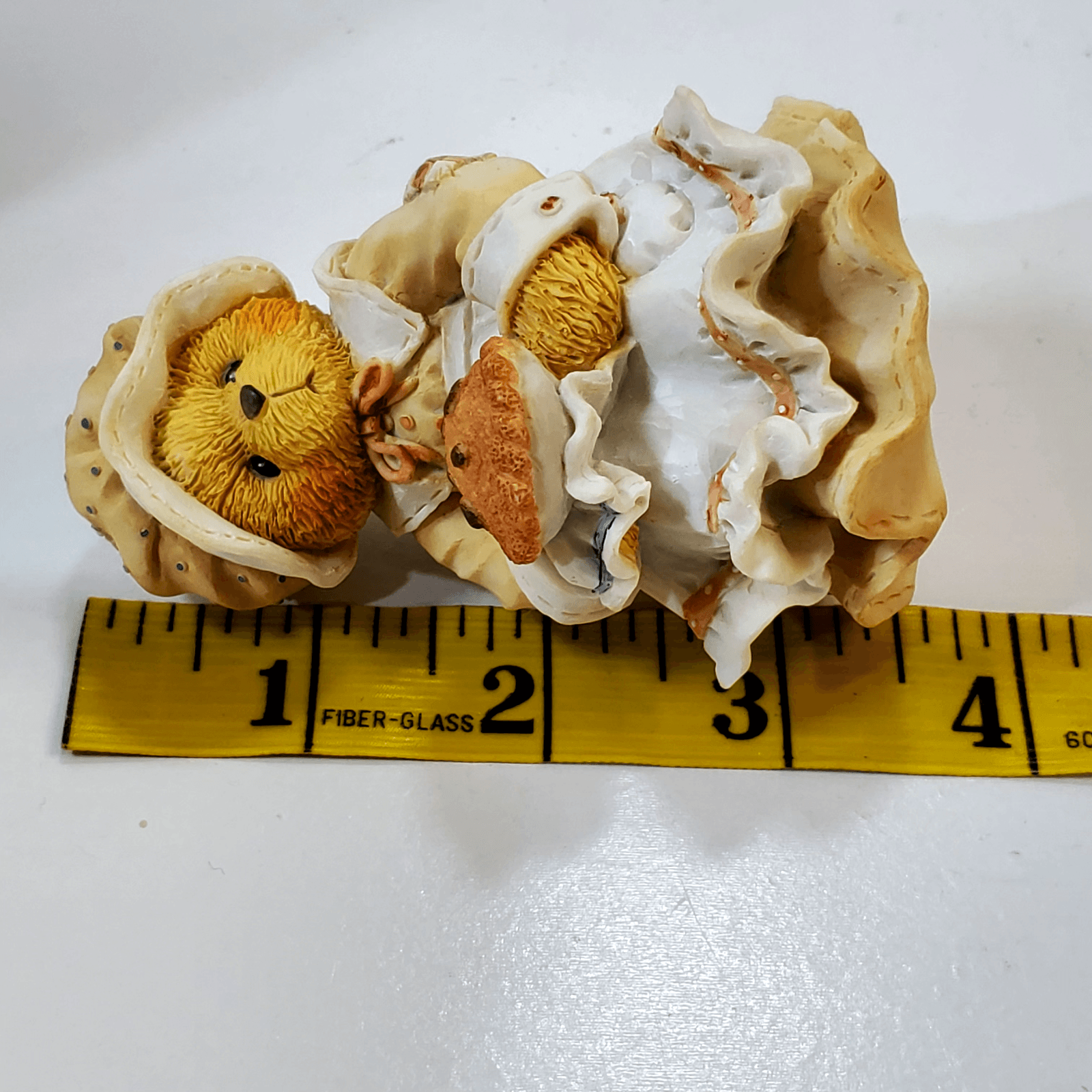Vintage Cherished Teddies Patience Teddy Bear Figure Happiness Is Homemade 1994 - Thumbnail 9