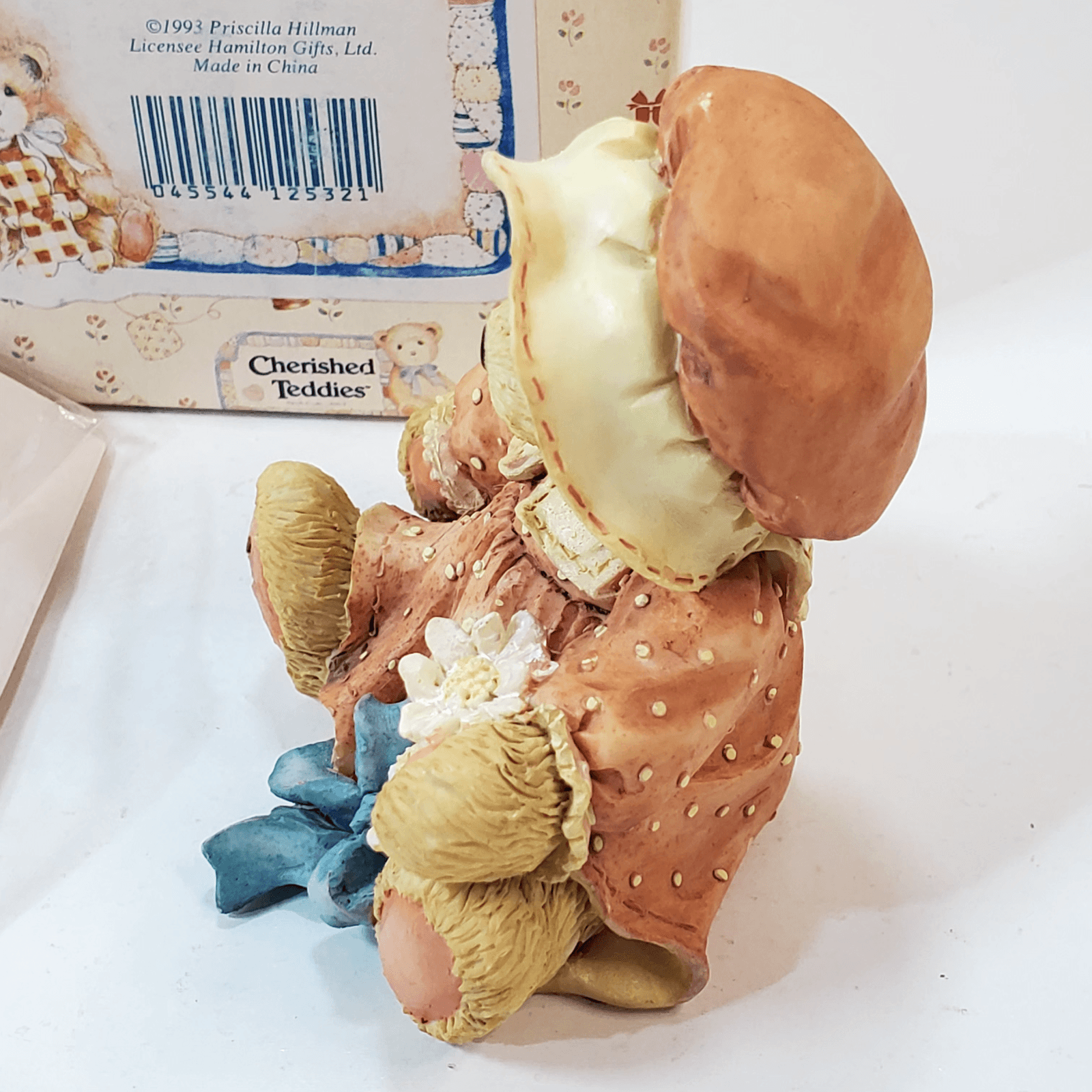 Vintage Cherished Teddies Prudence Pilgrim Figure Thanksgiving Teddy Bear 1993 - Thumbnail 7