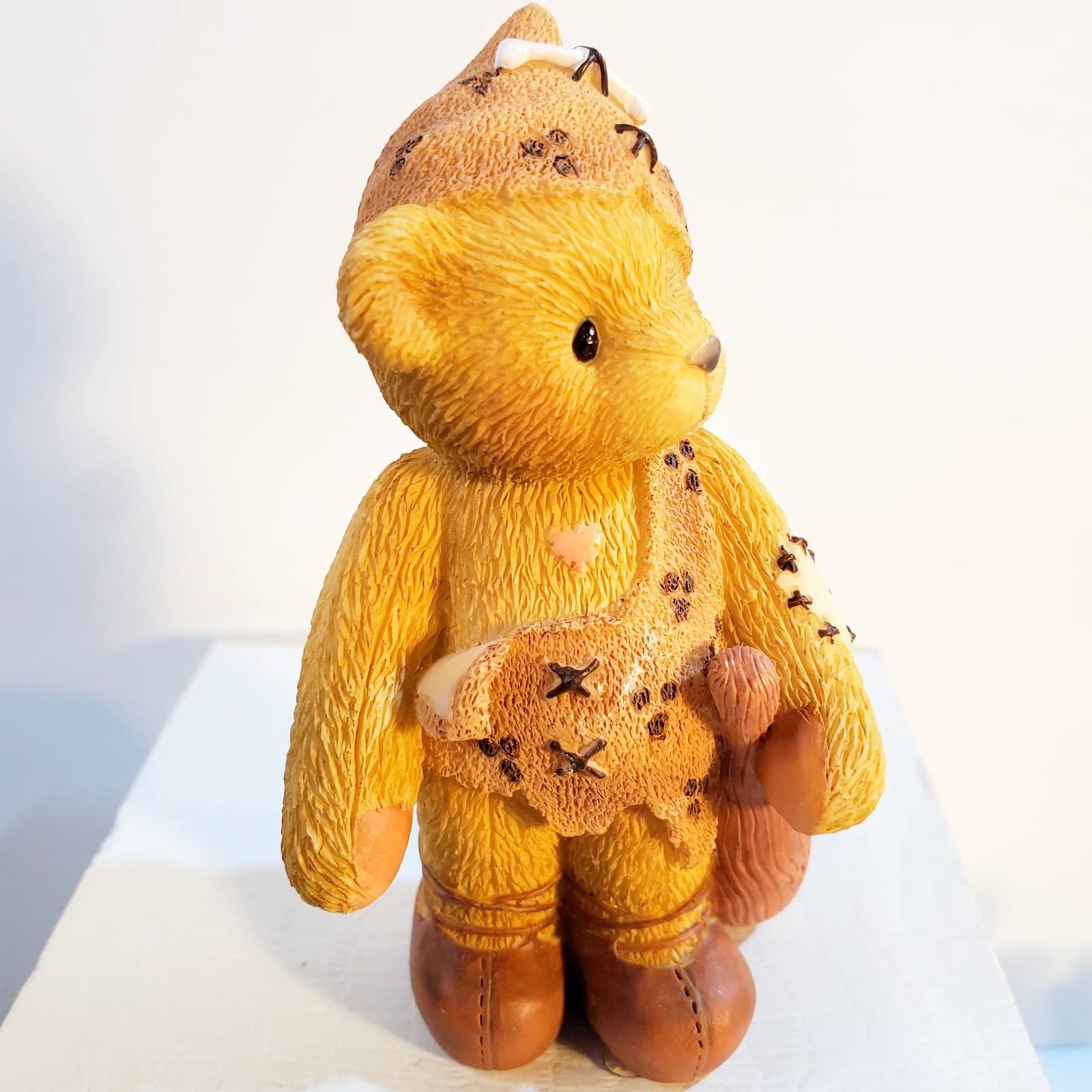 Vintage Cherished Teddies HUNTER 1998 Me Cave Bear, You Friend Figurine - Thumbnail 2