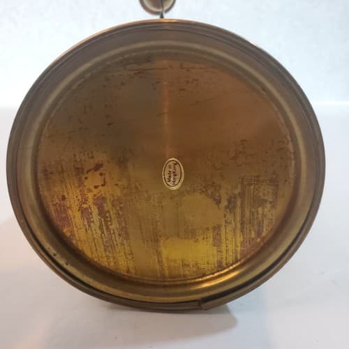 Vintage 9.5" Brass & Copper Metal Christmas Cone Angel Taper Candle Stick Holder - Thumbnail 5