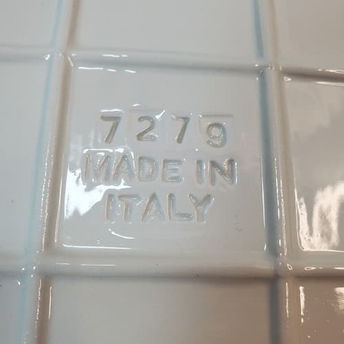 Vintage Italian Ceramic Trivet Plums Kitchen Home Wall Decor 7279 Made In Italy - Thumbnail 5