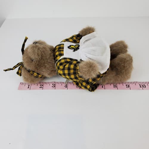 House of Lloyd Bumblebee Bear Stuffed Animal Plush Bear Jointed 9" - Thumbnail 5