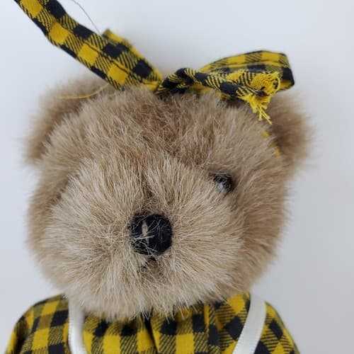 House of Lloyd Bumblebee Bear Stuffed Animal Plush Bear Jointed 9" - Thumbnail 3