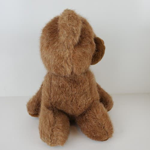 Vintage Mary Meyer 8” Brown Sitting Plush Bear Stuffed Toy Townshend Vermont - Thumbnail 2