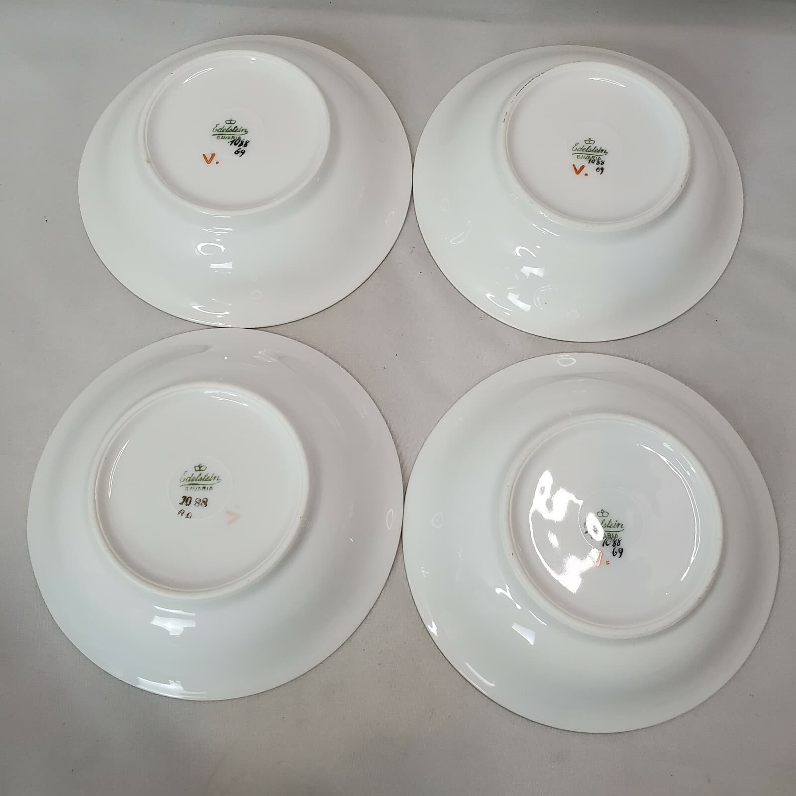 Edelstein Bavaria Germany Small Fruit Dessert Bowl #1088 69 Floral Pattern - Thumbnail 5