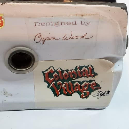Vintage 1989 Lefton Christmas Colonial Village 3 piece Flyer Train Set 07125 - Thumbnail 7
