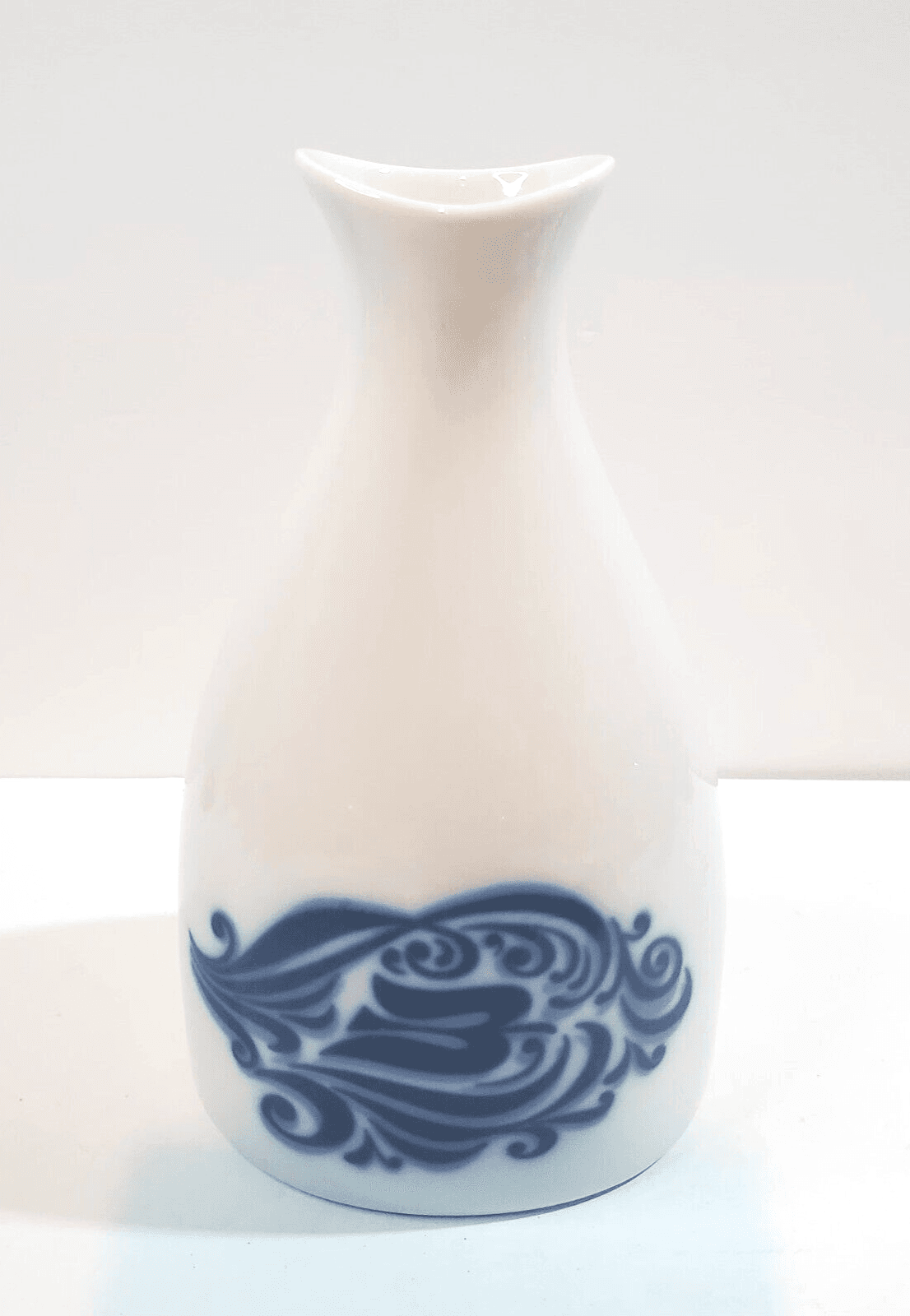 Vtg Porsgrund Norway Norwegian Peanut Jug Vase Royal Viking Lines Logo Porcelain