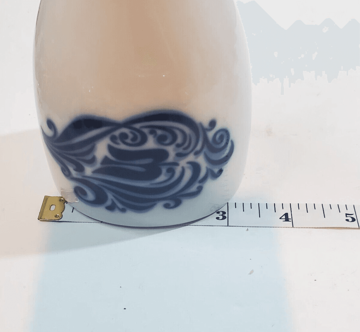 Vtg Porsgrund Norway Norwegian Peanut Jug Vase Royal Viking Lines Logo Porcelain - Thumbnail 8