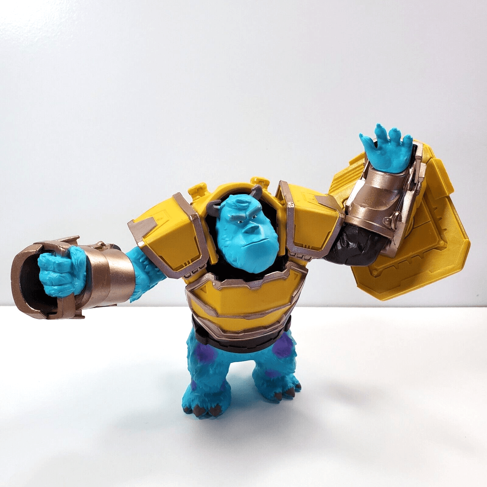 Disney Mirrorverse Sulley Tank 5" Action Figure w/ Shield By McFarlane Toys