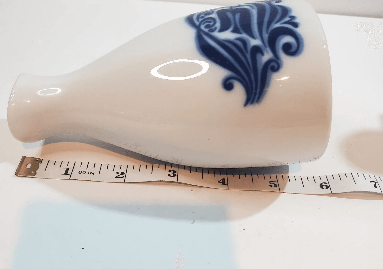 Vtg Porsgrund Norway Norwegian Peanut Jug Vase Royal Viking Lines Logo Porcelain - Thumbnail 7