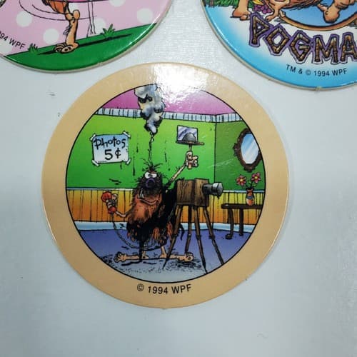 3 Vintage World Pog Federation WPF 1994 Canada Games Series II #52 #53 #54 - Thumbnail 2