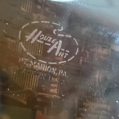 Vtg Disneyland Glass Ashtray Trinket Dish Walt Disney World Production Houze Art - Thumbnail 3
