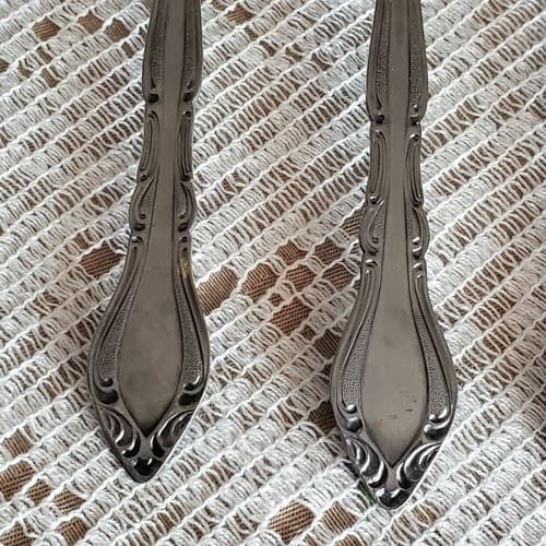 Vtg Rogers Korea Auberge Stanley Roberts Stainless Flatware Set of 5 Tablespoons - Thumbnail 5