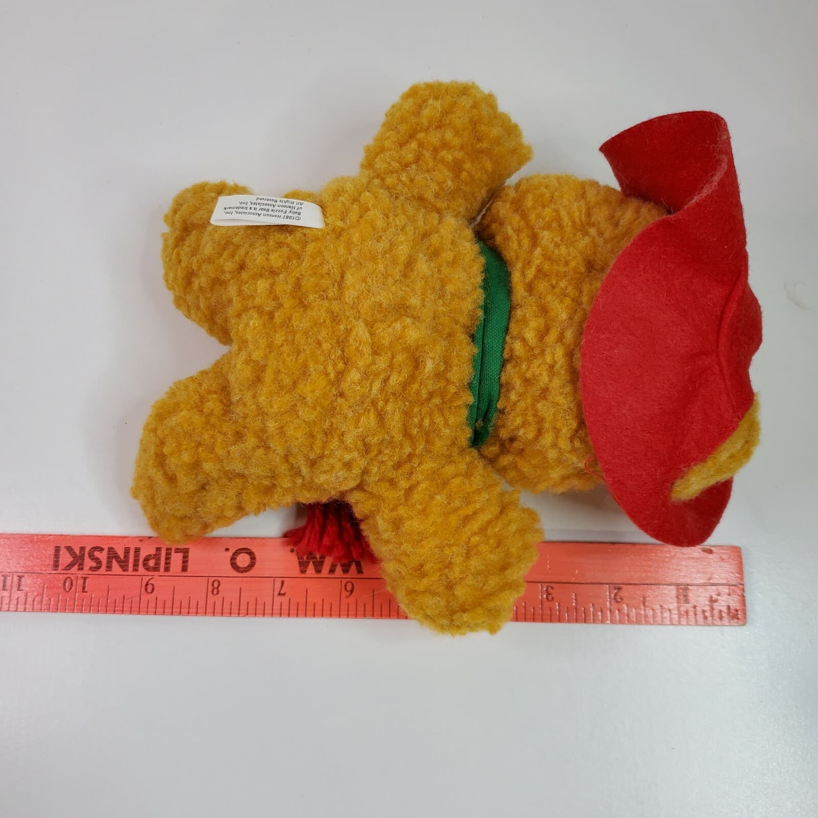 Vintage 1988 McDonalds Baby Fozzie Bear Christmas Jim Henson's Has Tags 9" - Thumbnail 7