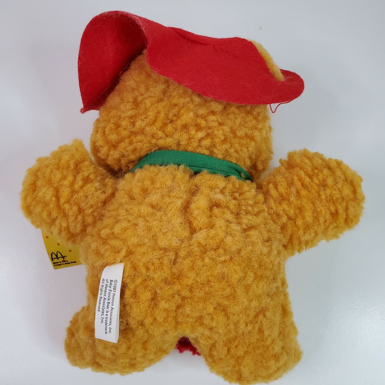 Vintage 1988 McDonalds Baby Fozzie Bear Christmas Jim Henson's Has Tags 9" - Thumbnail 3
