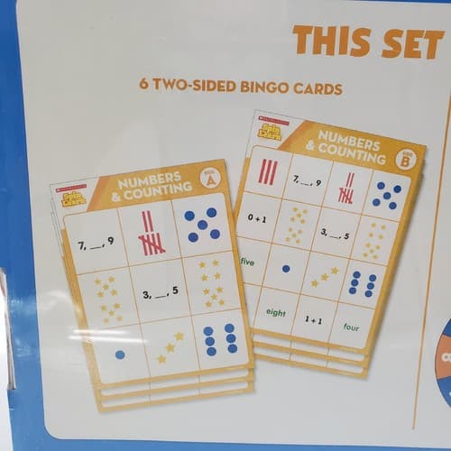 Scholastic Spin to Learn Numbers and Counting Ages 4 to 7 A Bingo Game Math NEW - Thumbnail 6