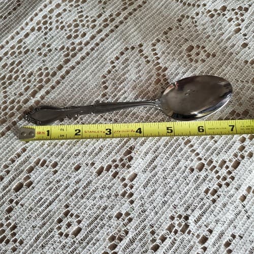 Vtg Rogers Korea Auberge Stanley Roberts Stainless Flatware Set of 5 Tablespoons - Thumbnail 7
