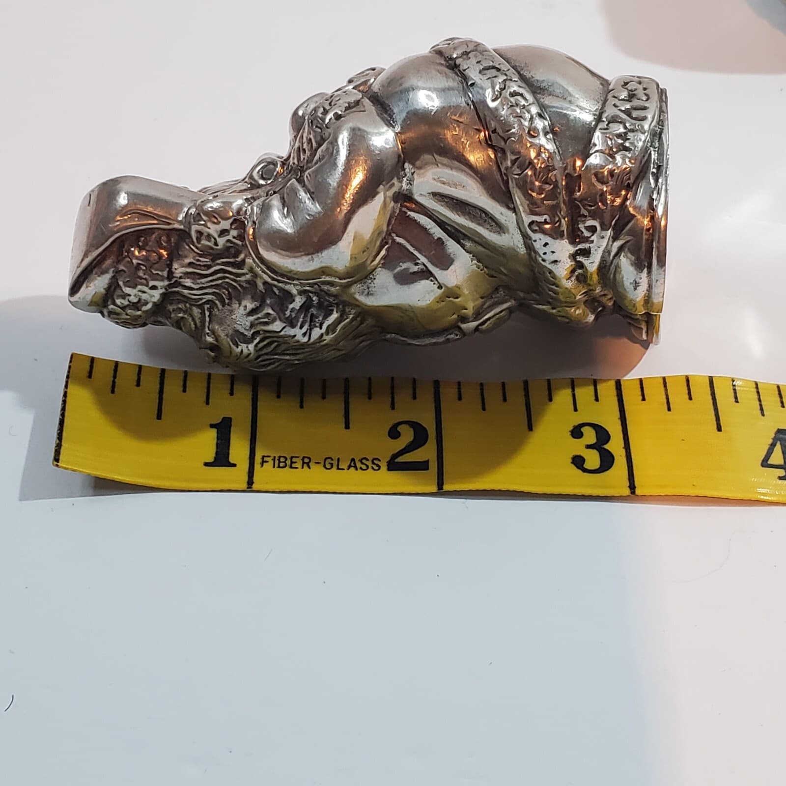 Vtg Kissing Santa & Mrs Claus 3” Salt & Pepper Shakers Kirk Stieff Pewter 716 - Thumbnail 9