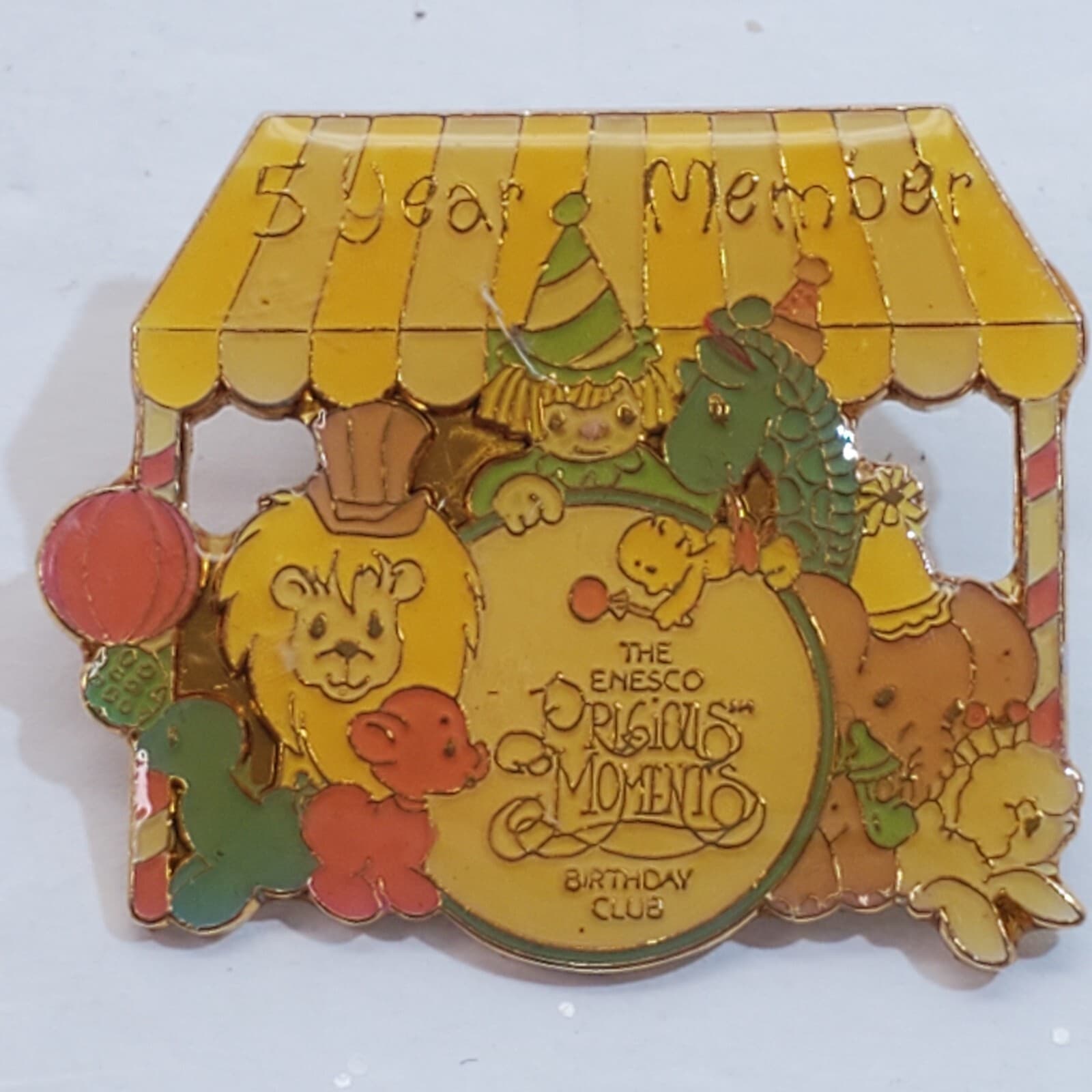Lot of 5 Vintage Precious Moments Various Pins Angel Collectors Club - Thumbnail 6