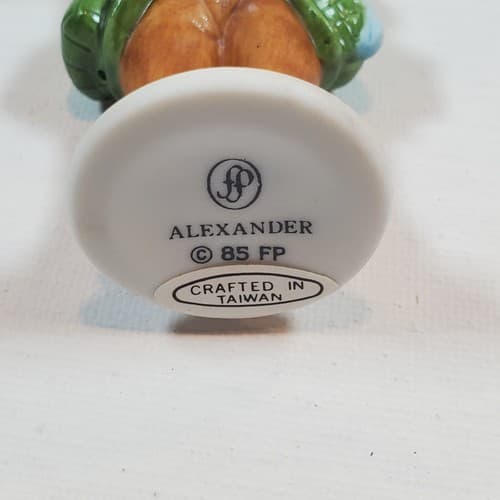 Vtg 1985 Woodmouse Family Alexander Mouse Figurine With Name Card Franklin Mint - Thumbnail 6