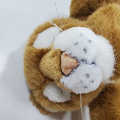 Rainforest Cafe Plush Sleeping Spotted Leopard Cub Soft Stuffed Animal Toy 11" - Thumbnail 5