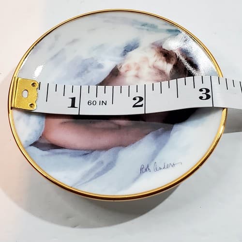 Vintage 1998 Porterfield's Rob Anders Miniature Plate Tucked In #1229A - Thumbnail 5