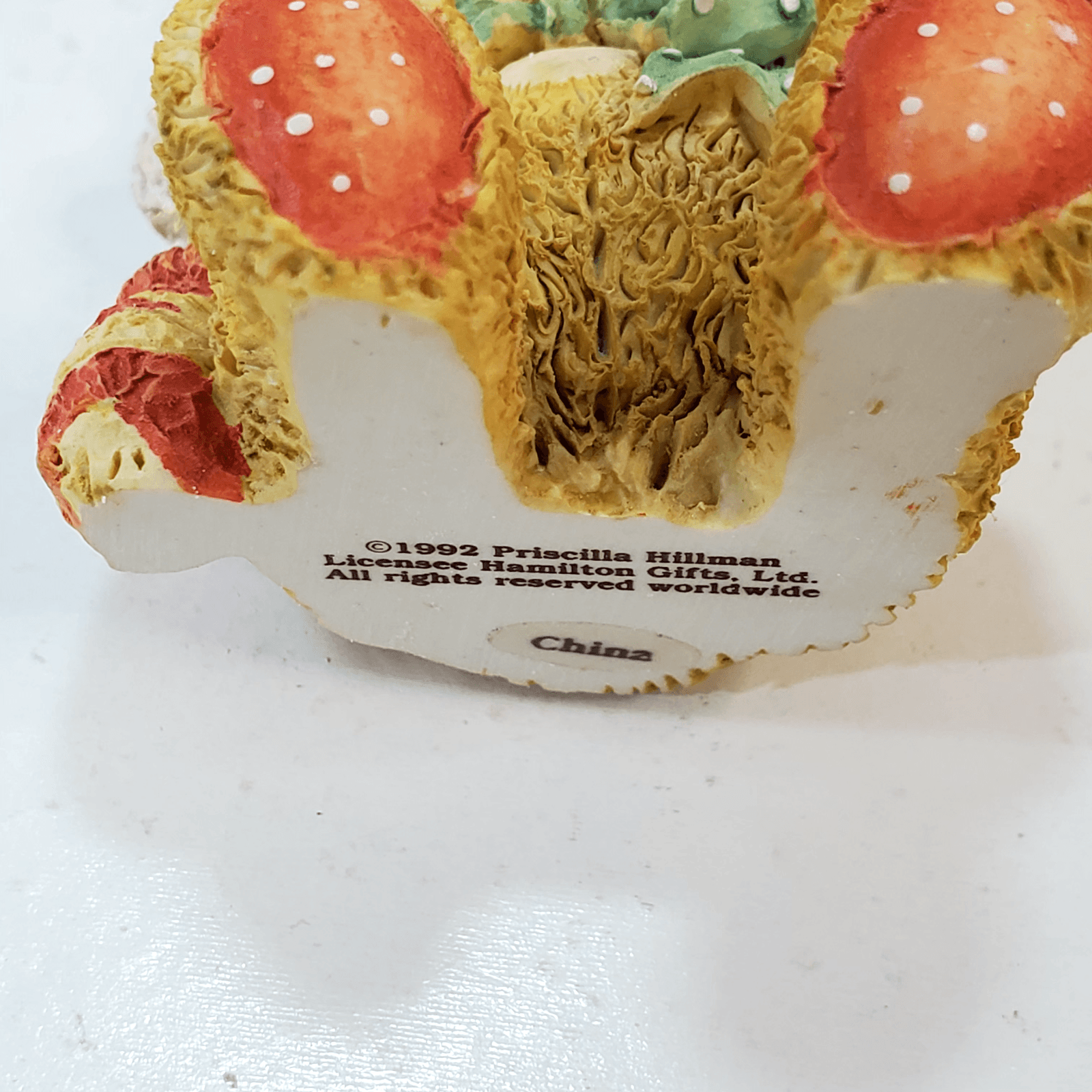 Vintage Cherished Teddies Sitting Boy Ornament Figure Christmas Teddy Bear 1992 - Thumbnail 6