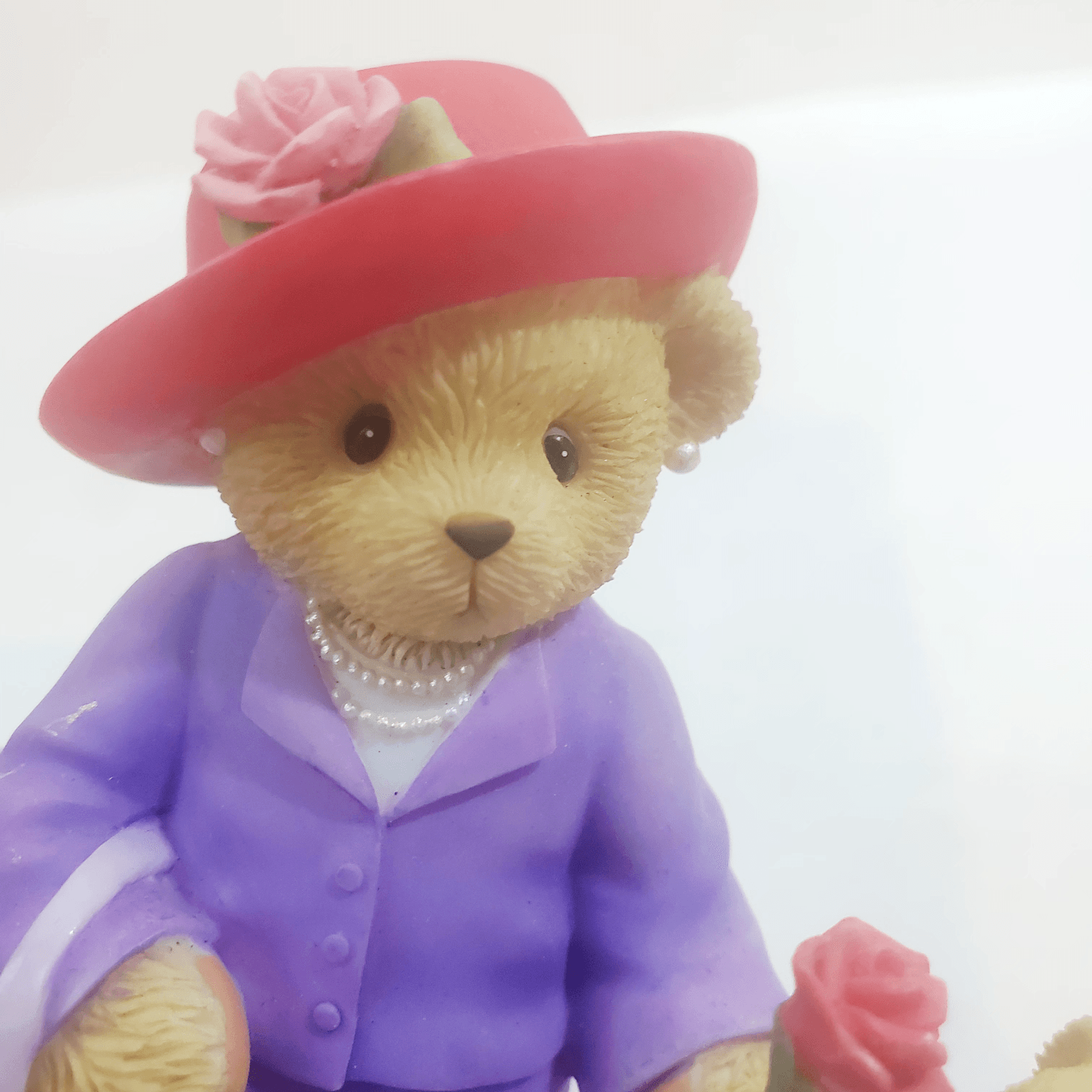 Cherished Teddies Red Hat Society 105674 Thanks For Showing Me Life Is Beautiful - Thumbnail 5
