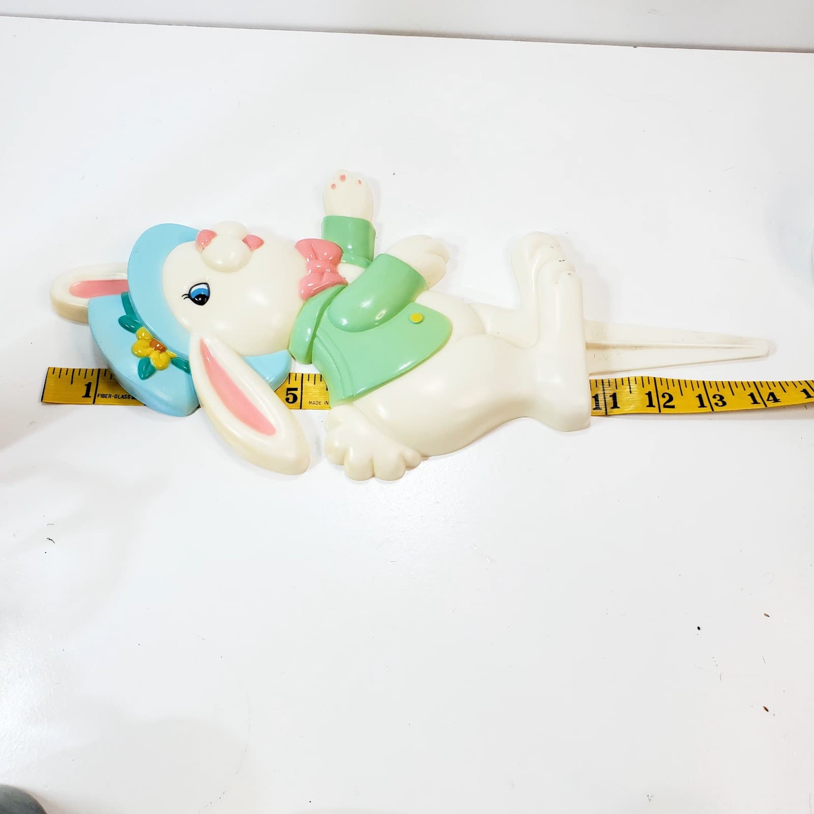 Vintage Easter Bunny Plastic Garden Yard Stake Decor Decoration 14" - Thumbnail 5