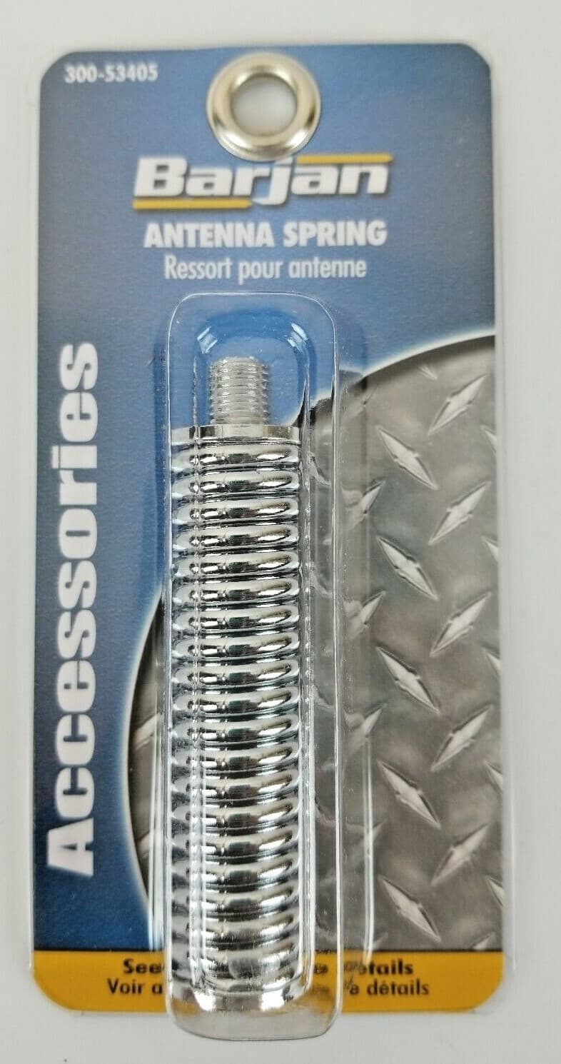Barjan Antenna Spring Medium Duty Up To 36" 300-53405 Standard 3/8" x 24 Thread
