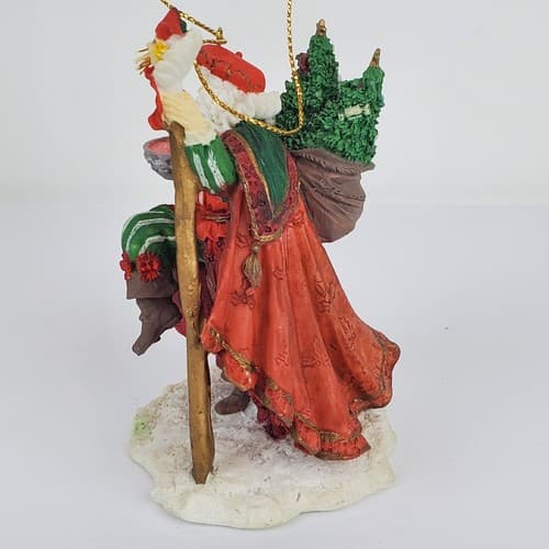 Vintage 1991 Silvestri Old World Santa Christmas Ornament Signature Collection - Thumbnail 4