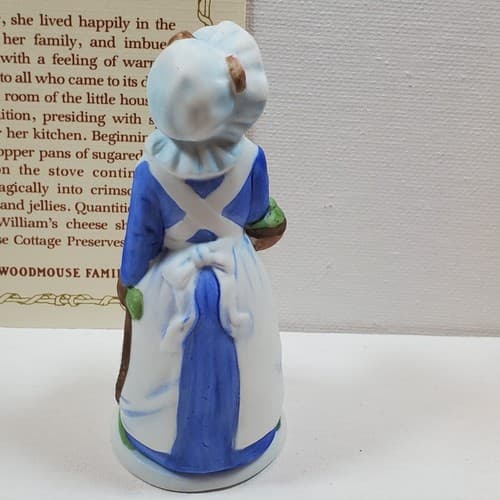 Vtg 1985 Woodmouse Family Daisy Mouse Figurine With Name Card Franklin Mint - Thumbnail 4
