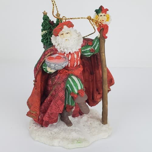 Vintage 1991 Silvestri Old World Santa Christmas Ornament Signature Collection
