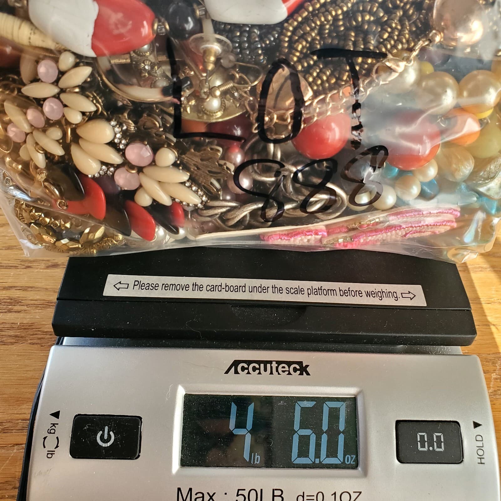4+ LBS Jewelry Lot #888 Wearable Resellable Crafts Necklaces Earrings Vtg Modern