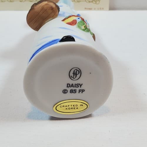 Vtg 1985 Woodmouse Family Daisy Mouse Figurine With Name Card Franklin Mint - Thumbnail 6
