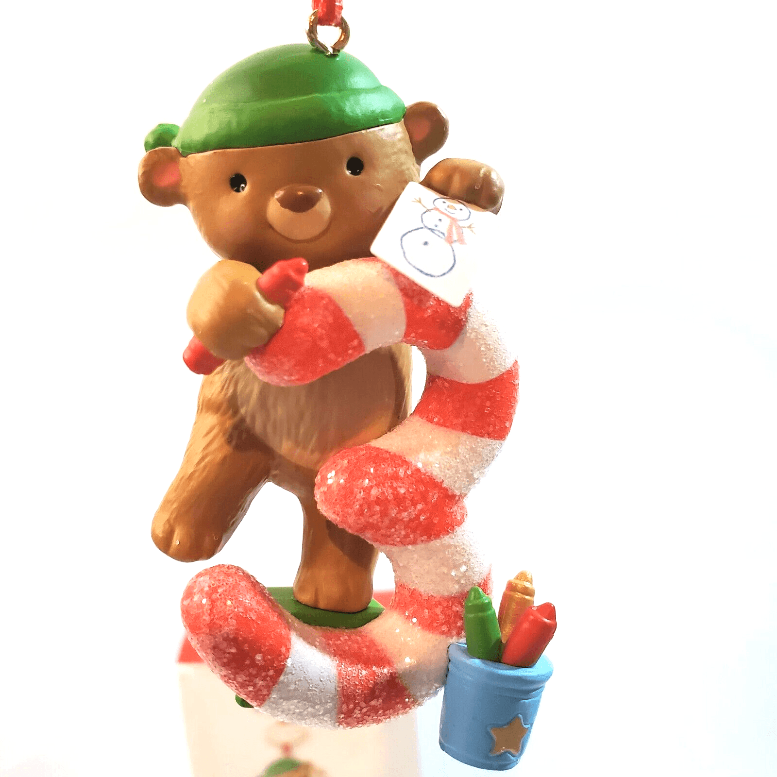 Hallmark Keepsake Age Series I Am Three Customize Christmas Ornament Teddy Bear - Thumbnail 2