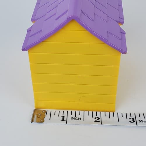 Polly Pocket Folding Fold Out Dog House 2 Dogs w/Outfits and Bowls - Thumbnail 11