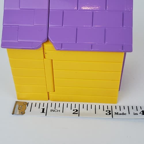 Polly Pocket Folding Fold Out Dog House 2 Dogs w/Outfits and Bowls - Thumbnail 10