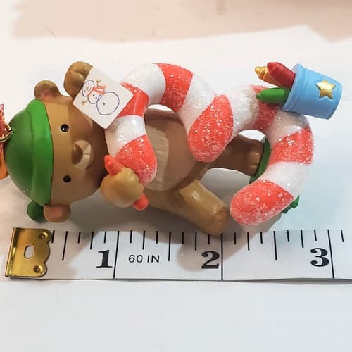 Hallmark Keepsake Age Series I Am Three Customize Christmas Ornament Teddy Bear - Thumbnail 6