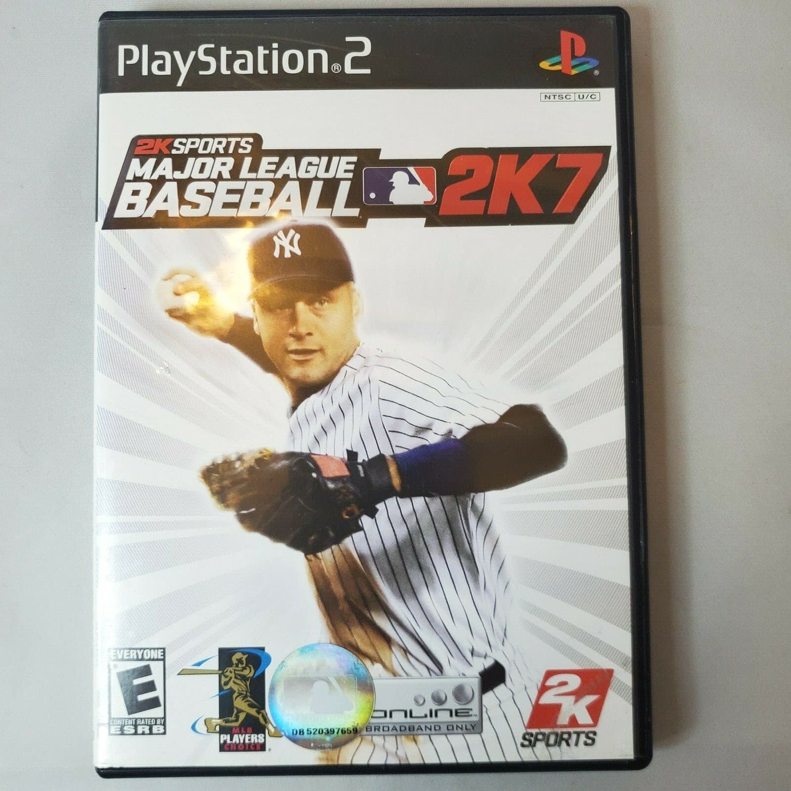 Playstation 2 PS2 Major League Baseball 2K7 Video Game Complete with Manual