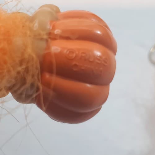 Russ Halloween Mini Orange Hair Troll Doll In Pumpkin Hook Earrings - Thumbnail 5