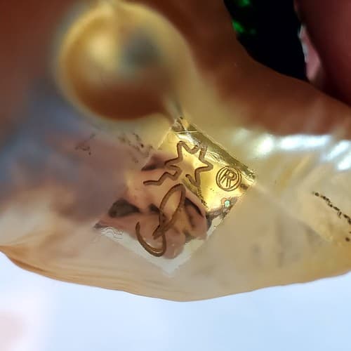 Vtg Birgit's Collection Heidi Hanging Wreath Glass Christmas Ornament Germany - Thumbnail 5